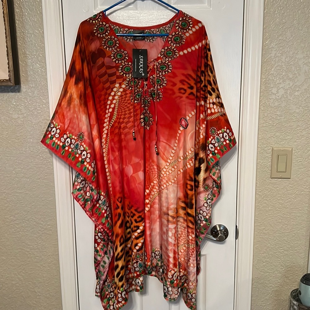 Sakkas Kaftan Dress, One Size, NWT